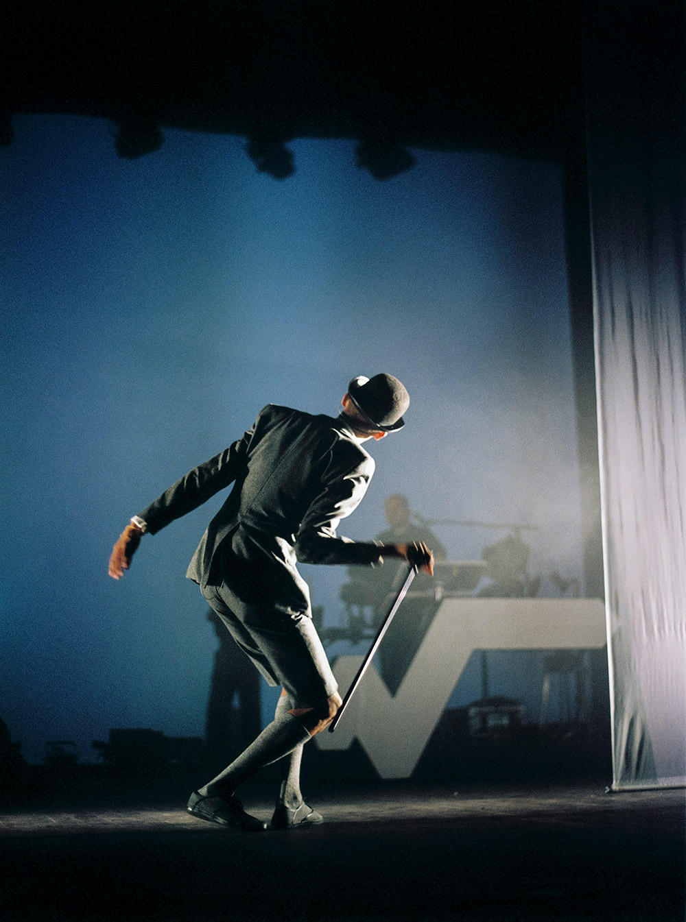Backstage Paloma Nîmes pour Stromae, Contax 645 @ f/2 + Portra 400